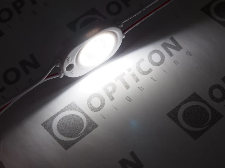 Moduł LED 12V 1W IP67 180st 1x SMD2835 Biały Zimny 6000K