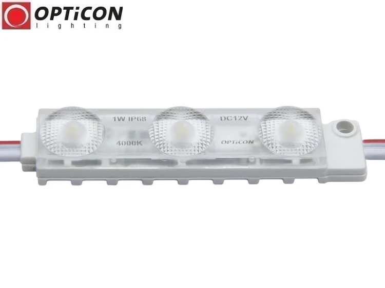Moduł LED 12V 1W IP68 175st 3x SMD2835 Biały Neutralny 4000K