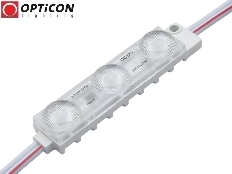 Moduł LED 12V 0,72W IP68 175st 3x SMD2835 Czerwony