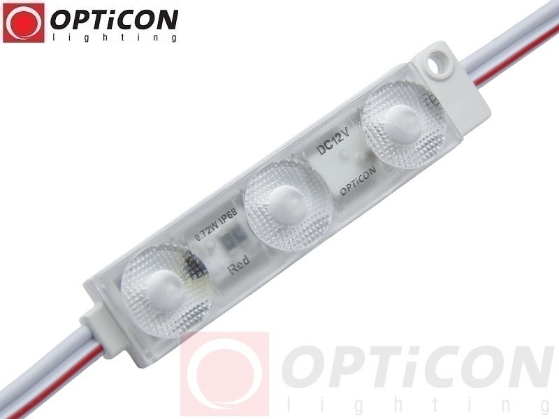 Moduł LED 12V 1W IP68 175st 3x SMD2835 Zielony