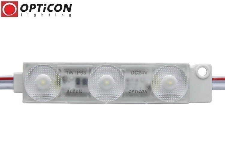 Moduł LED 24V 1W IP68 175st 3x SMD2835 Biały Neutralny 4000K