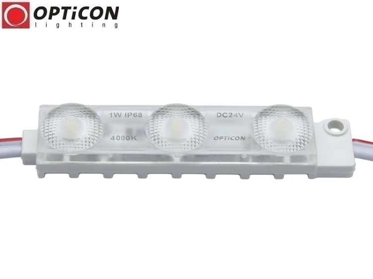 Moduł LED 24V 1W IP68 175st 3x SMD2835 Biały Neutralny 4000K