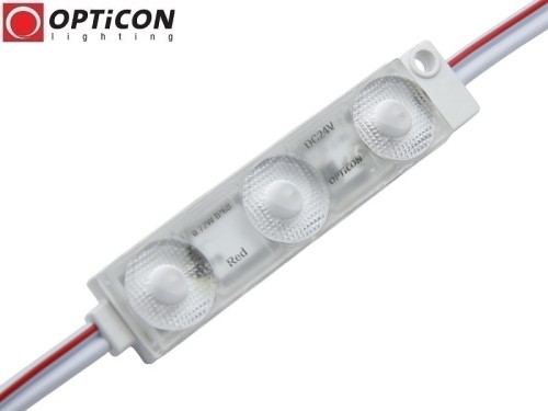Moduł LED 24V 1W IP68 175st 3x SMD2835 Czerwony