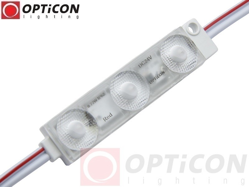 Moduł LED 24V 1W IP68 175st 3x SMD2835 Niebieski