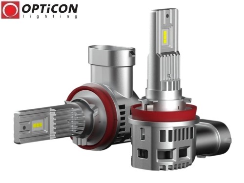 Żarówki Samochodowe LED H8 H9 H11 H16 20W 6000K 12V 24V DC OPTICON PREMIUM