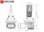 Żarówki Samochodowe LED H8 H9 H11 H16 20W 6000K 12V 24V DC OPTICON PREMIUM