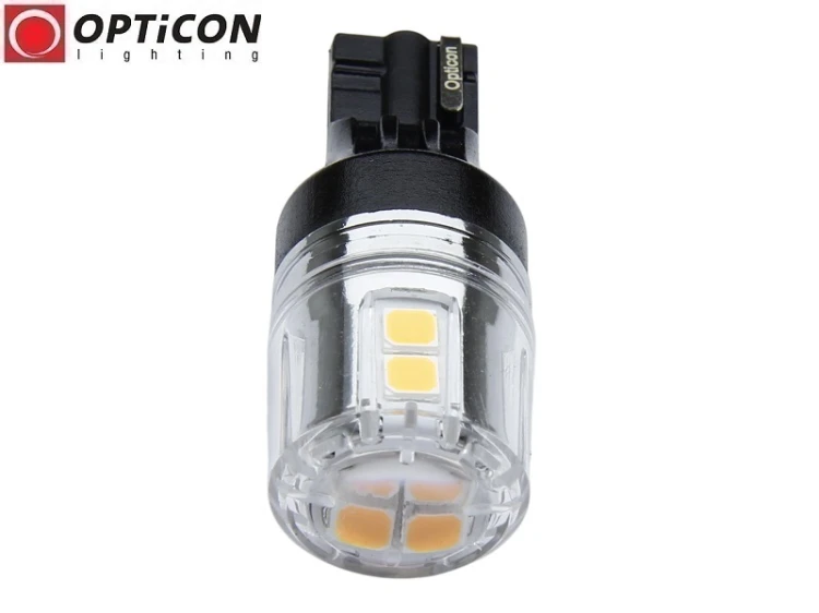 Żarówka Led W16W T15 12V DC 12x SMD 3030 Pomarańczowy CANBUS OPTICON PREMIUM