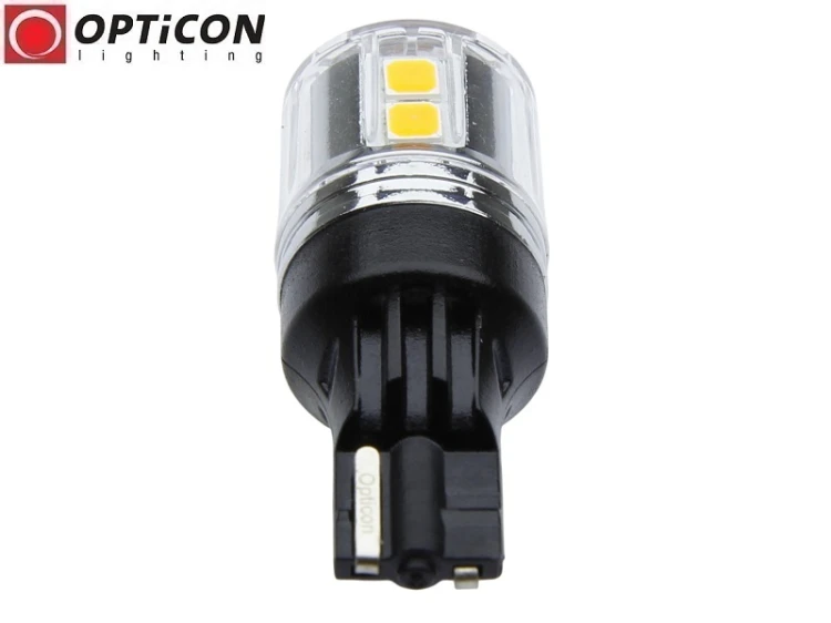 Żarówka Led W16W T15 12V DC 12x SMD 3030 Pomarańczowy CANBUS OPTICON PREMIUM