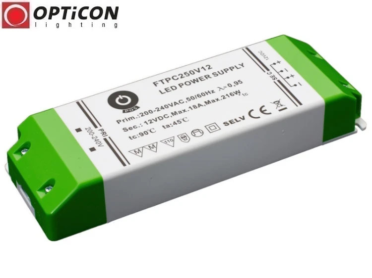 Zasilacz LED POS FTPC-250-12V 12V DC 216W 18A IP20