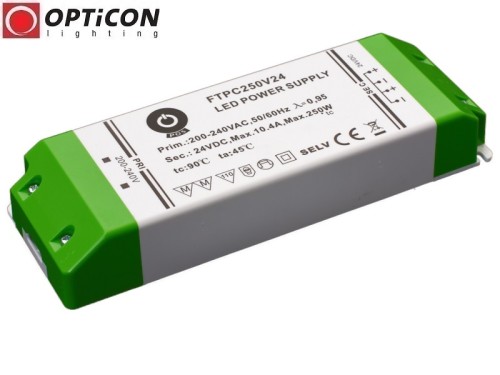 Zasilacz LED POS FTPC-250-24V 24V DC 250W 10,4A IP20