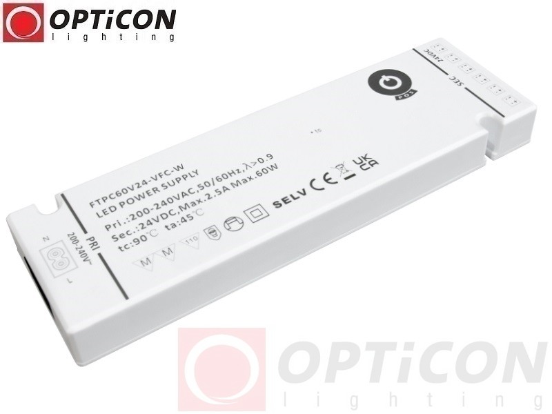 Zasilacz LED POS FTPC-60-24V-VFC-W 24V DC 60W 2,5A IP30