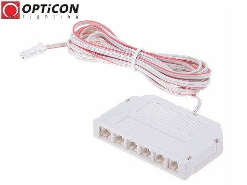 Rozdzielacz 2pin - 6x2pin z przewodem 200cm