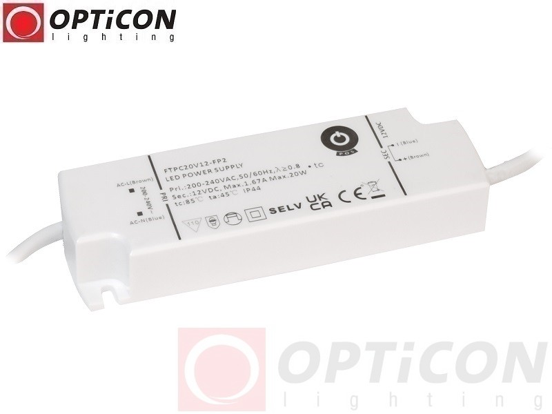 Zasilacz LED POS FTPC-20-12V-FP2 12V DC 20W 1,67A IP44