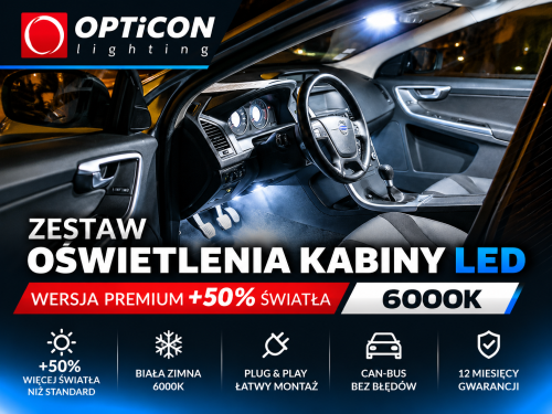 Mazda CX-5 I - Zestaw oświetlenie kabiny LED 6000K Premium - 7 żarówek