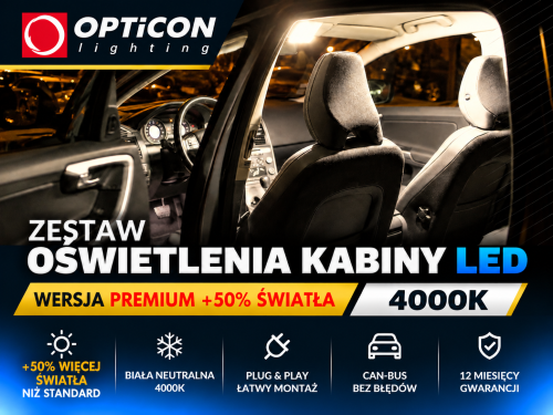 Mazda 6 III Sedan - Zestaw oświetlenie kabiny LED 4000K Premium - 10 żarówek