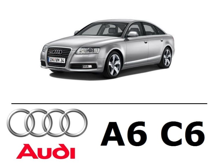 AUDI A6 C6 Sedan - Zestaw oświetlenie kabiny LED Premium - 14 żarówek