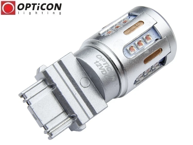 Żarówka Led P27W 3156 12V 22x HP CREE Pomarańczowy OPTICON PREMIUM