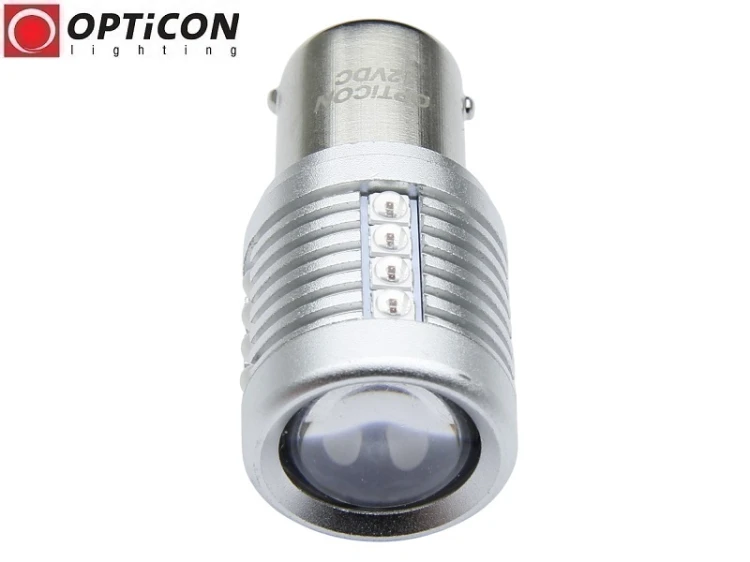 Żarówka Led P21W Ba15s 12V 20x SMD 3030 Czerwony CANBUS OPTICON PREMIUM