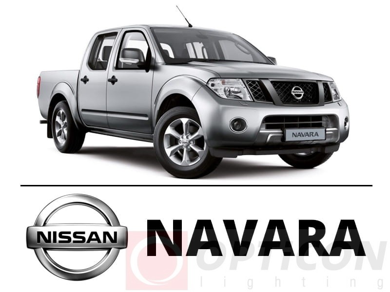 Nissan Navara - Zestaw oświetlenie kabiny LED 6000K Standard - 3 żarówek