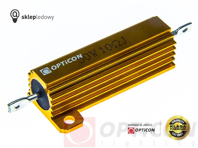 Rezystor - 50W / 10ohm dla Żarówek Led