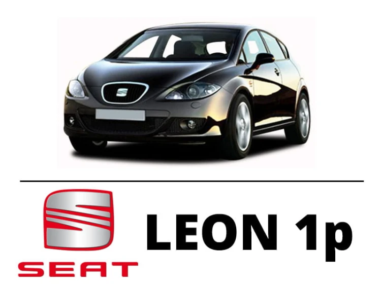 Seat Leon II 1p - Zestaw oświetlenie kabiny LED 6000K Standard - 7 żarówek
