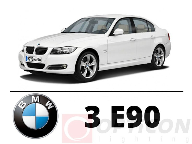 BMW 3 E90 Sedan - Zestaw oświetlenie kabiny LED Premium 6000K - 14 żarówek
