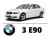 BMW 3 E90 Sedan - Zestaw oświetlenie kabiny LED Premium 6000K - 14 żarówek