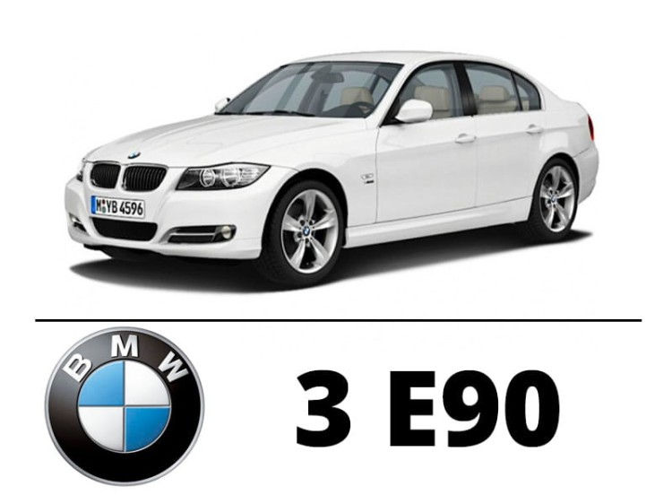 BMW 3 E90 Sedan - Zestaw oświetlenie kabiny LED Premium 6000K - 14 żarówek
