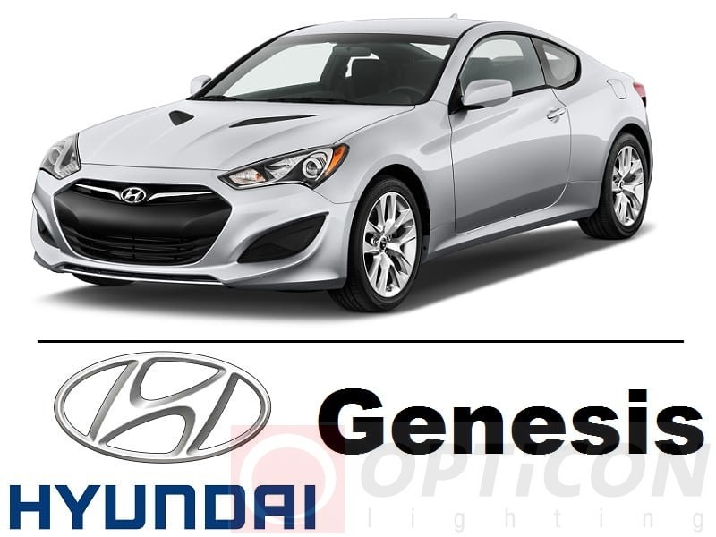 Hyundai Genesis Coupe - Zestaw oświetlenie kabiny LED 6000K Premium - 6 żarówki