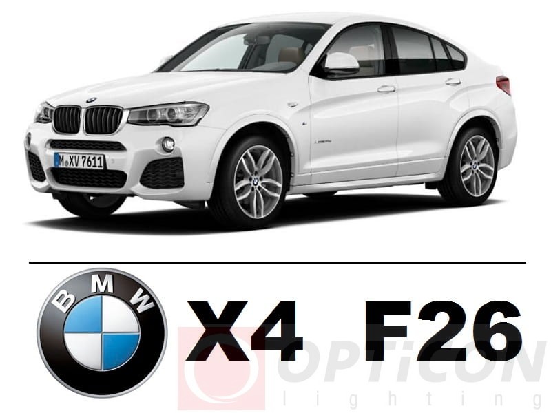 BMW X4 F26 - Zestaw oświetlenie kabiny LED 6000K Standard - 19 żarówek