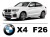 BMW X4 F26 - Zestaw oświetlenie kabiny LED 6000K Standard - 19 żarówek