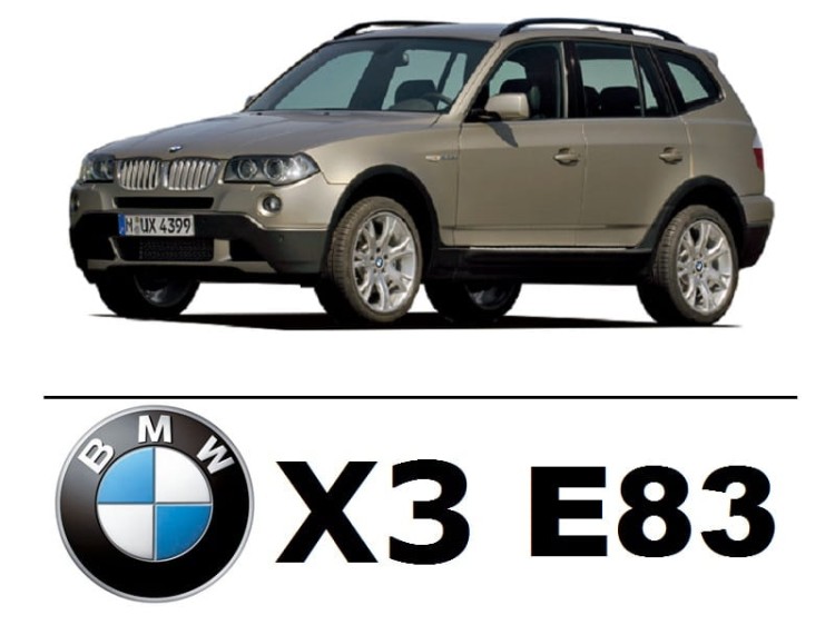 BMW X3 E83 - Zestaw oświetlenie kabiny LED Standard - 13 żarówek 