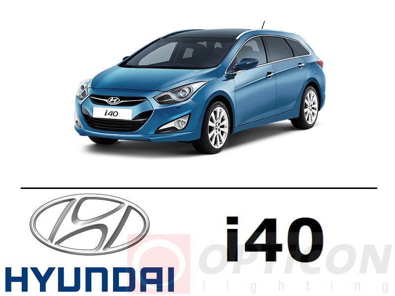 Hyundai i40 - Zestaw oświetlenie kabiny LED 6000K Premium - 10 żarówek
