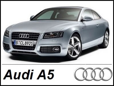AUDI A5 S5 Coupe - Zestaw oświetlenie kabiny LED Premium 6000K - 13 żarówek