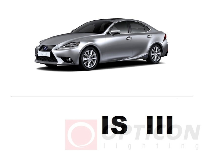 Lexus IS III - Zestaw oświetlenie kabiny LED 6000K Premium - 13 żarówek