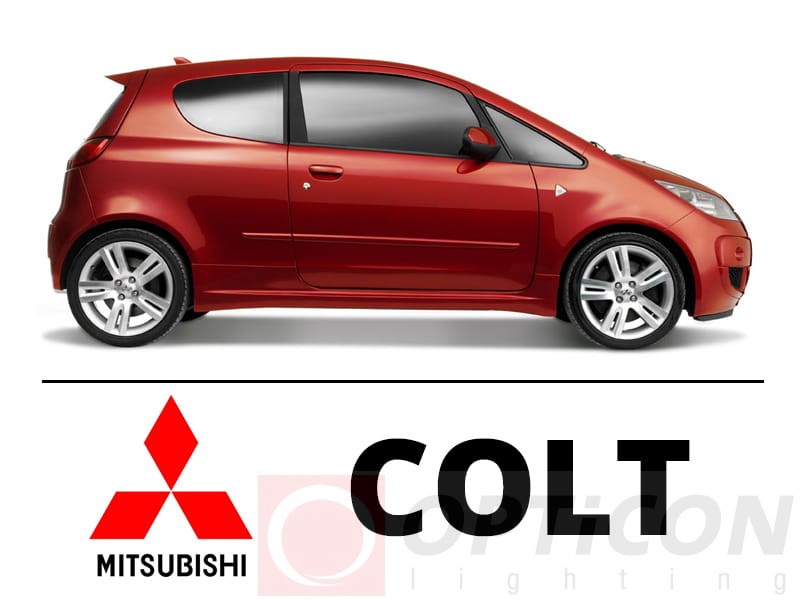 Mitsubishi Colt - Zestaw oświetlenie kabiny LED Premium - 3 żarówki