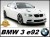 BMW E92 Coupe - Zestaw oświetlenie kabiny LED Premium - 18 żarówek 