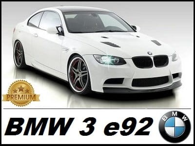 BMW E92 Coupe - Zestaw oświetlenie kabiny LED Premium - 18 żarówek 