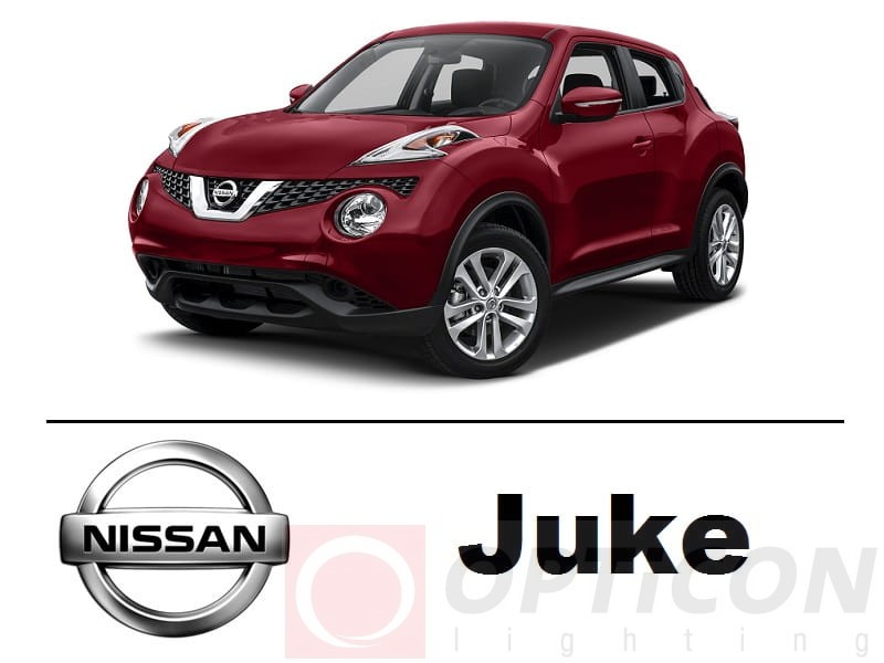 Nissan Juke I - Zestaw oświetlenie kabiny LED 6000K Premium - 7 żarówek