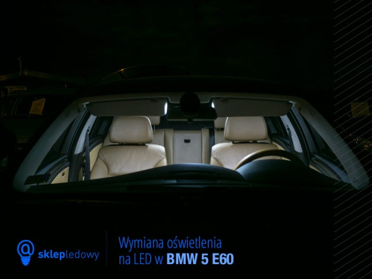 BMW E60 Sedan - Zestaw oświetlenie kabiny LED Standard - 16 żarówek 