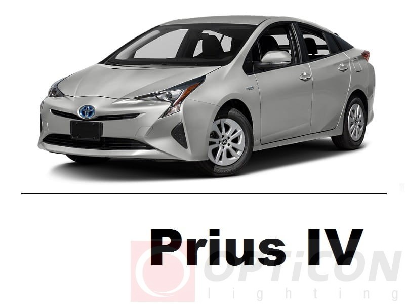 Toyota Prius IV - Zestaw oświetlenia kabiny LED 6000K Standard - 8 żarówek