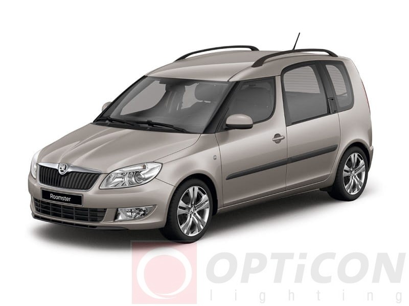 Skoda Roomster - Zestaw oświetlenie kabiny LED 6000K Standard - 8 żarówek