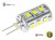 Żarówka G4 LED 1,5W 15x SMD 2835 10-30V DC Biały Zimny 6000K 12V 24V Opticon Premium