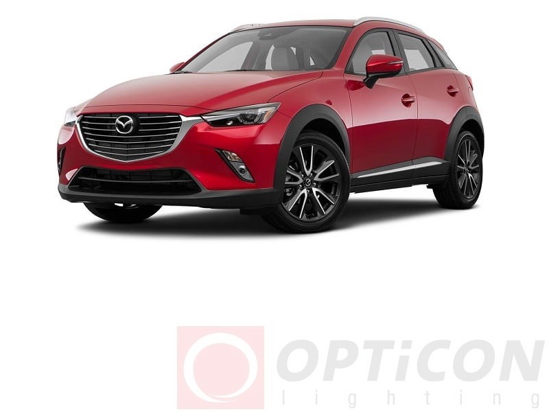 Mazda CX-3 - Zestaw oświetlenie kabiny LED 6000K Standard - 4 żarówki