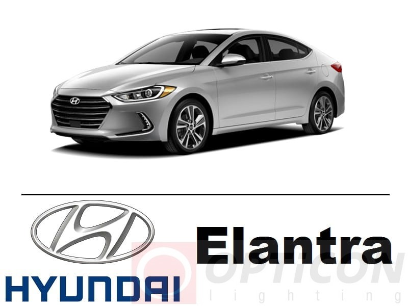 Hyundai Elantra VI - Zestaw oświetlenie kabiny LED 6000K Standard - 6 żarówek