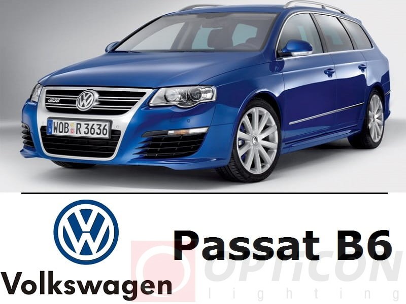 Volkswagen Passat B6 - Zestaw oświetlenia kabiny LED Premium 6000K - 15 żarówek