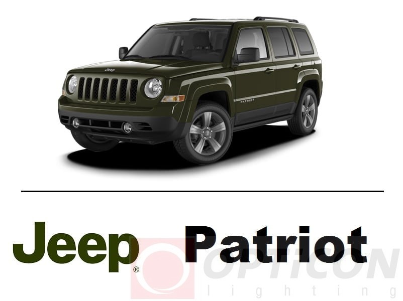 Jeep Patriot - Zestaw oświetlenie kabiny LED 6000K Standard - 4 żarówki