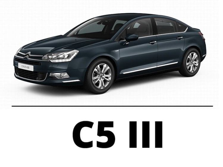Citroen C5 III - Zestaw oświetlenie kabiny LED Premium - 11 żarówek