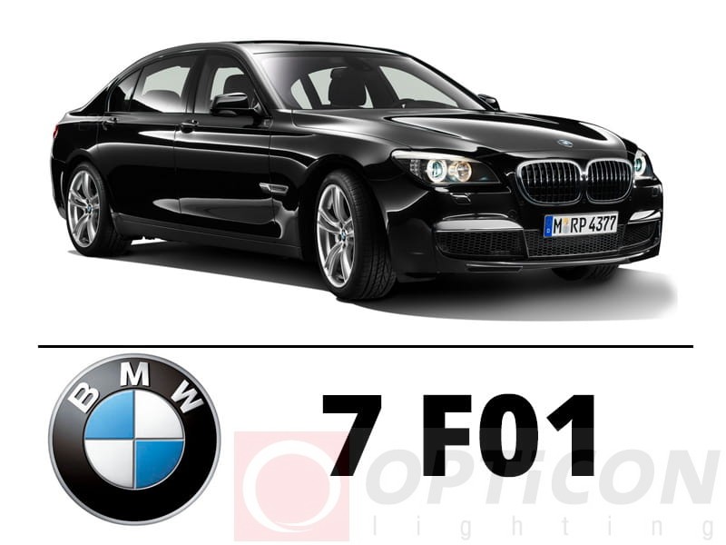 BMW 7 F01 - Zestaw oświetlenie kabiny LED 6000K Premium - 19 żarówek