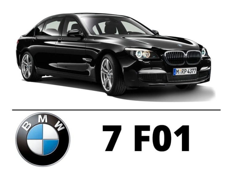 BMW 7 F01 - Zestaw oświetlenie kabiny LED 6000K Premium - 19 żarówek